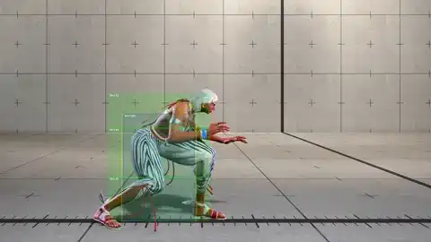 Crouching Heavy Kick