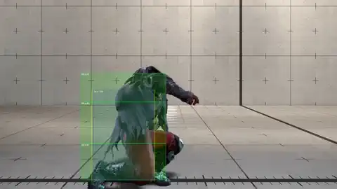 Crouching Heavy Kick